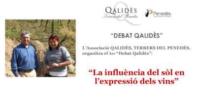 La Asociación Qalidès, Terrers del Penedès, organiza el 1er “Debate Qalidès”